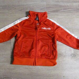 Pelle Pelle Kids Baby Toddler 18 months Red White Track Suit Jacket Hip Hop